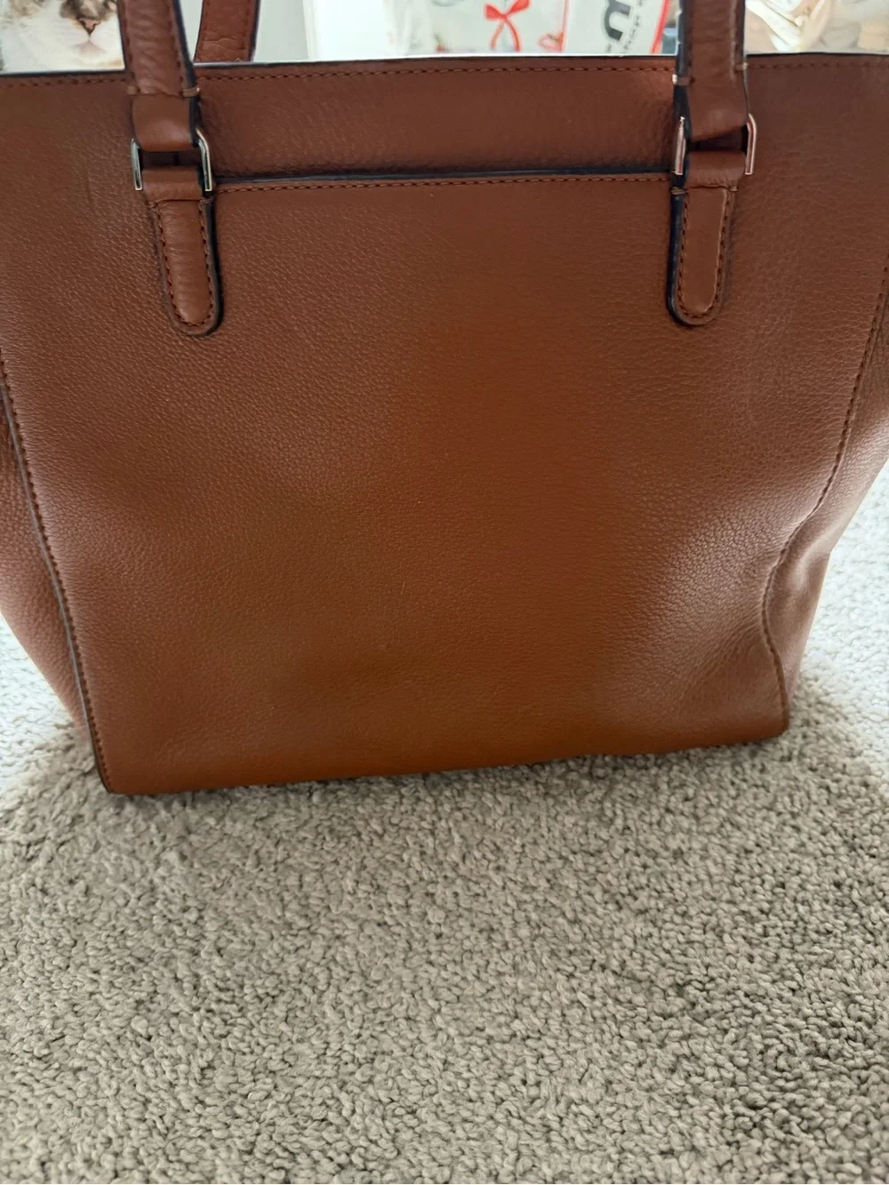 kate spade Brown Leather Structured Tote